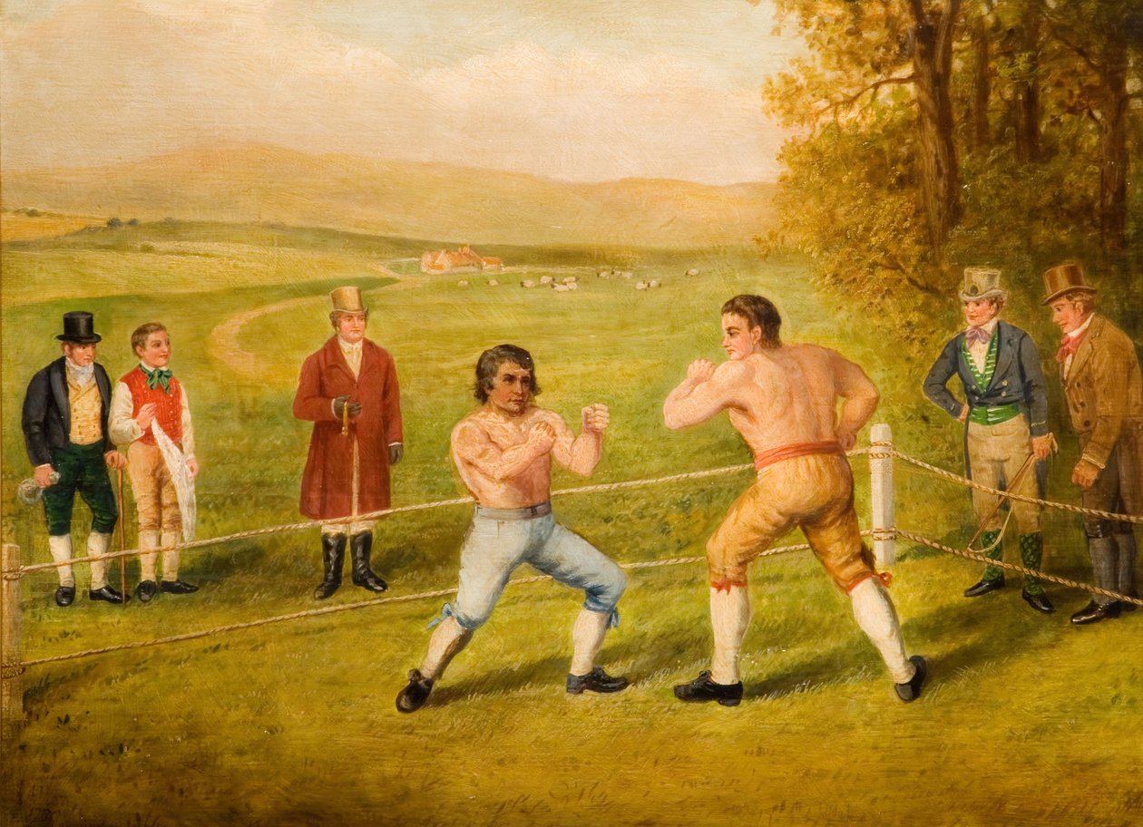 En Birmingham-priskamp, 1789. av W Allen