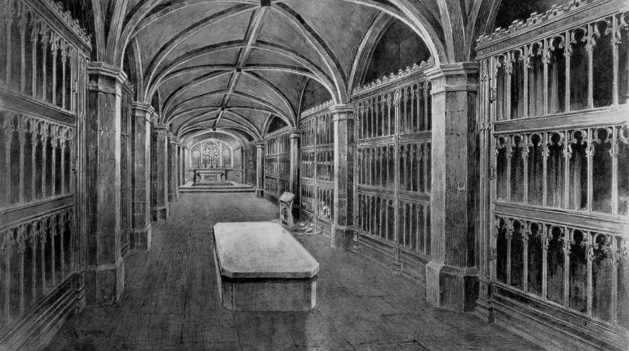 The Royal Burial Place, Windsor, Berkshire, 1910. av W. B. Robinson