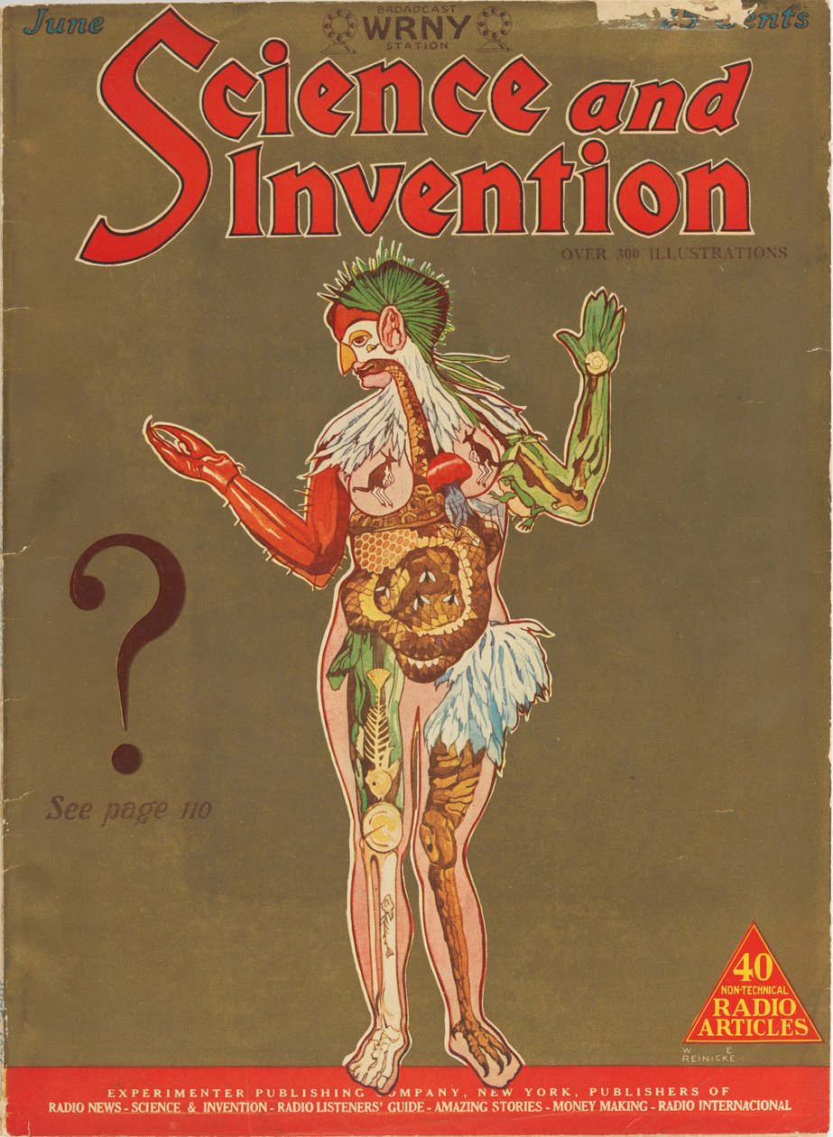 Forside av Science and Invention Magazine, juni 1927, 1927. av W. E. Reinicke