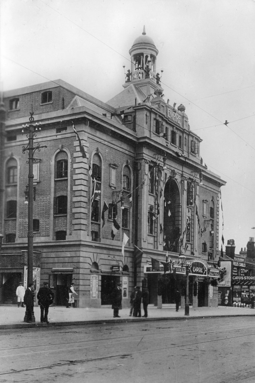 Chiswick Empire, Chiswick, London, tidlig på 1900-tallet. av W. F. Seymour
