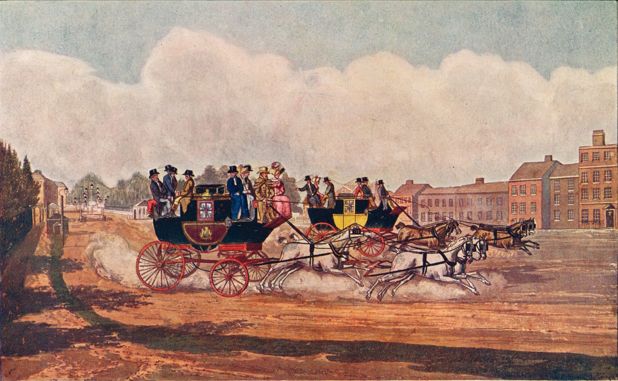 The Oxford and Opposition Coaches, 1906 av W Flavell