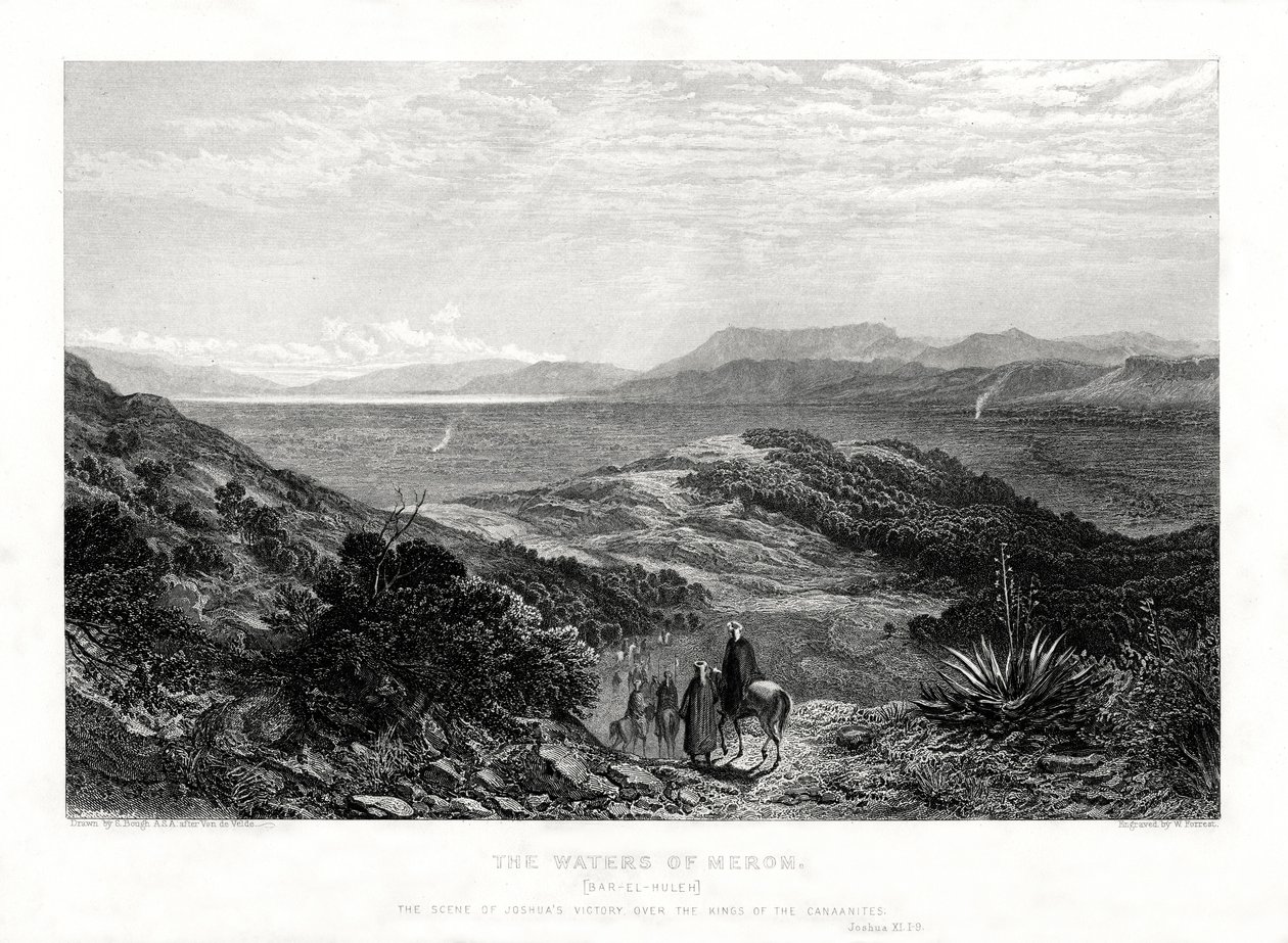 Meroms vann, Palestina, 1887 av W. Forrest