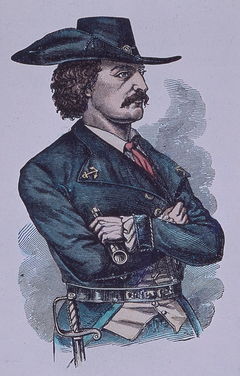 Jean Lafitte (farget gravering) av John Ward Dunsmore
