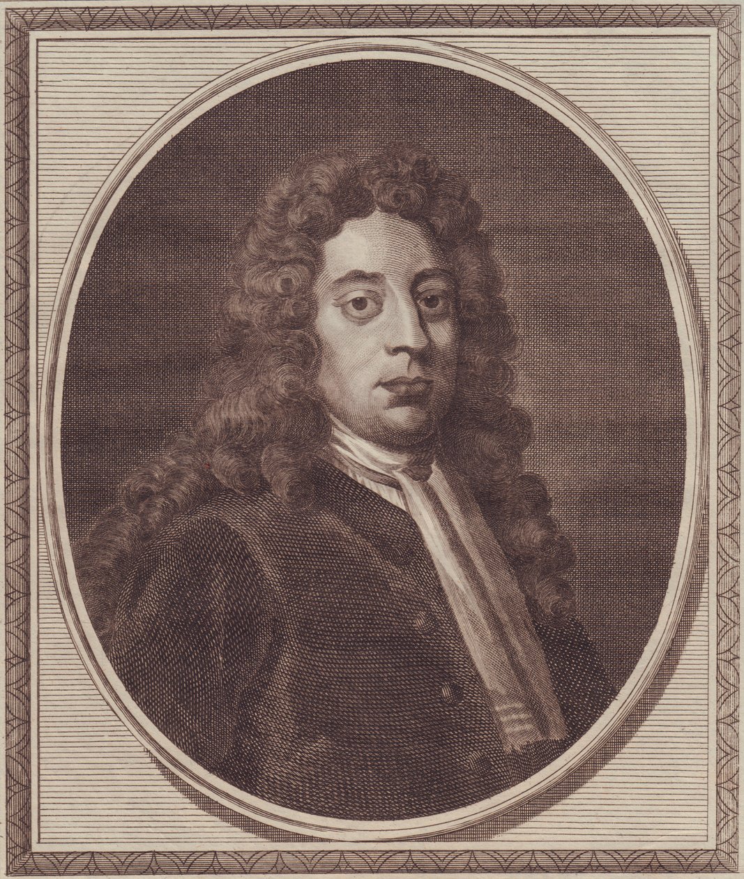 Portrett av engelsk admiral George Byng av John Ward Dunsmore