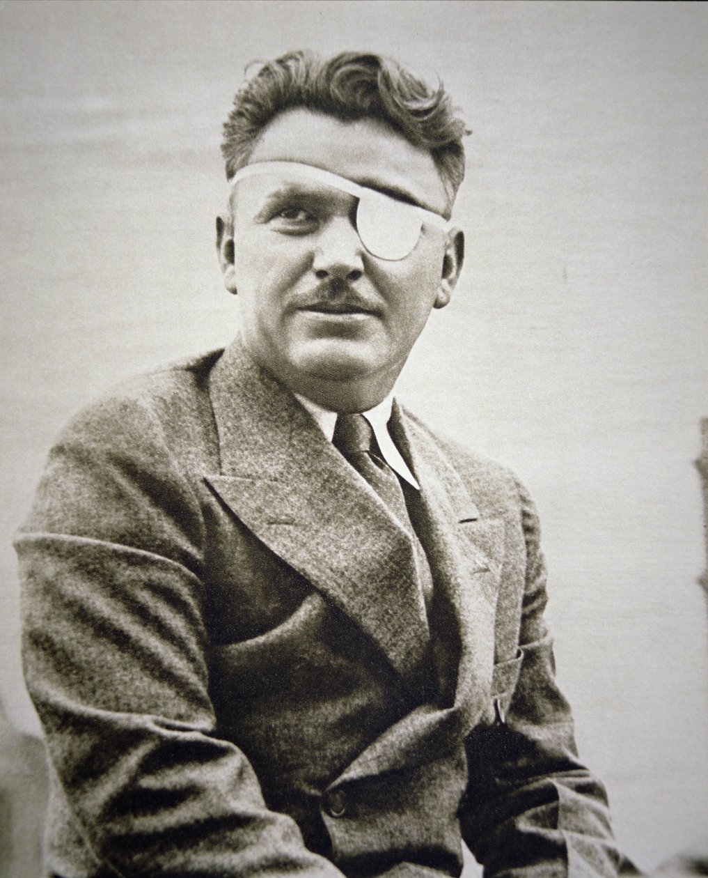 Portrett av Wiley Post (s/hvitt bilde) av John Ward Dunsmore