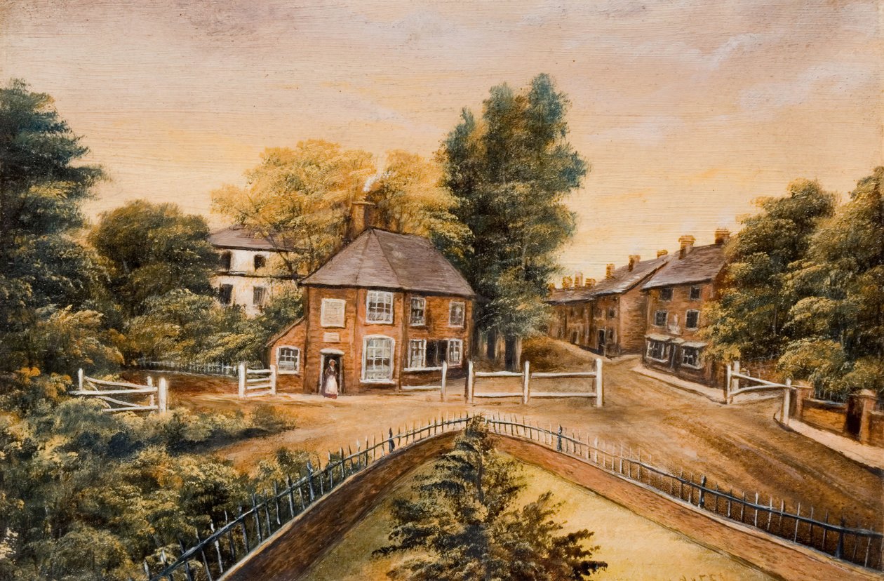 The Old Toll Gate, Villa Road, Handsworth, 1829-1850. av W. Green
