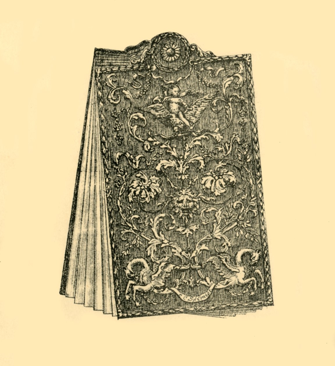 Skrivetavler, 1690-1700, 1881. av W. Harbutt