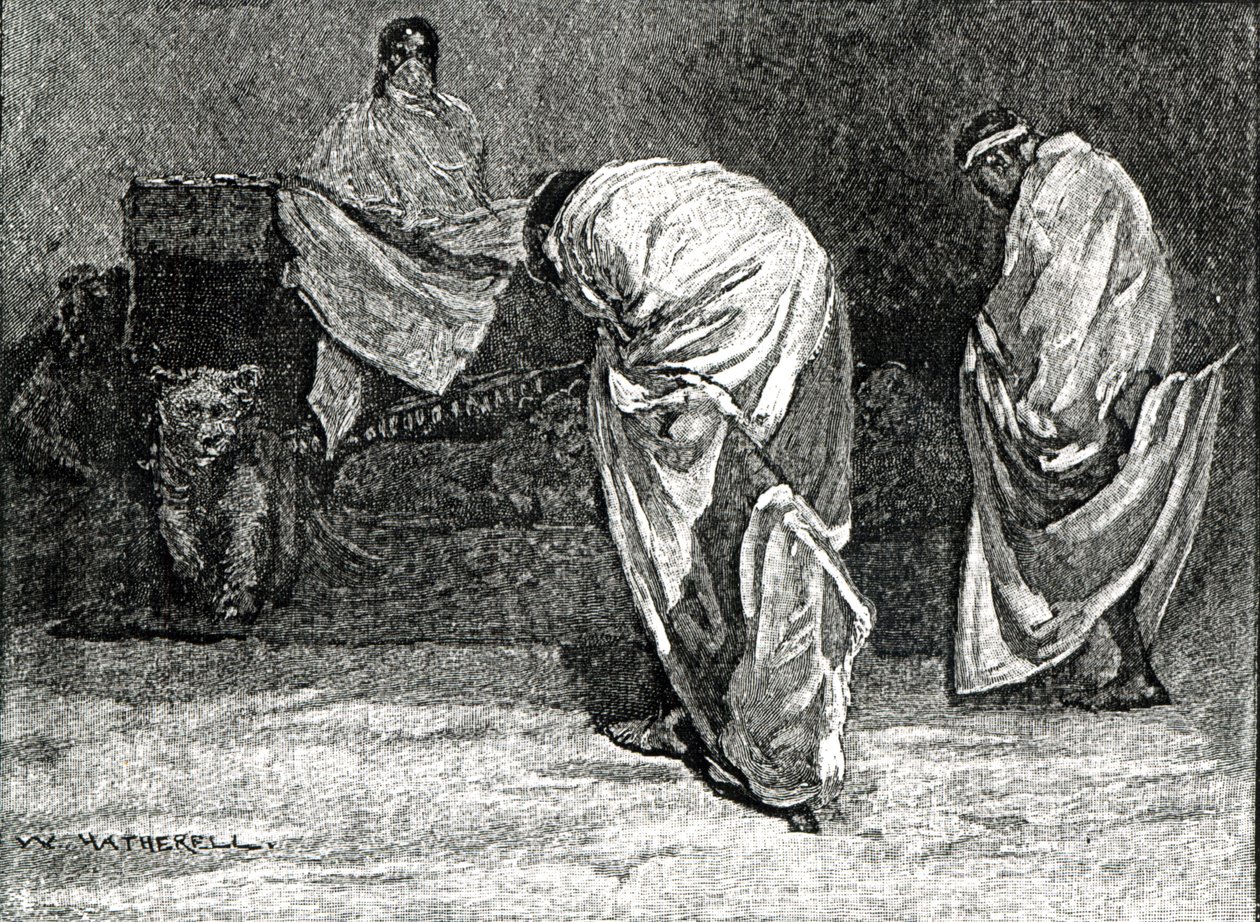 Keiseren Theodore gir et publikum fra 