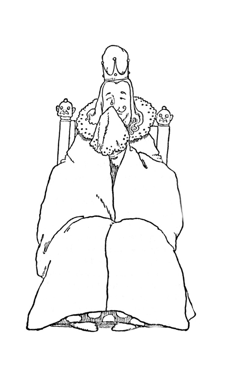 Og han gråt som et barn, c1930 av William Heath Robinson