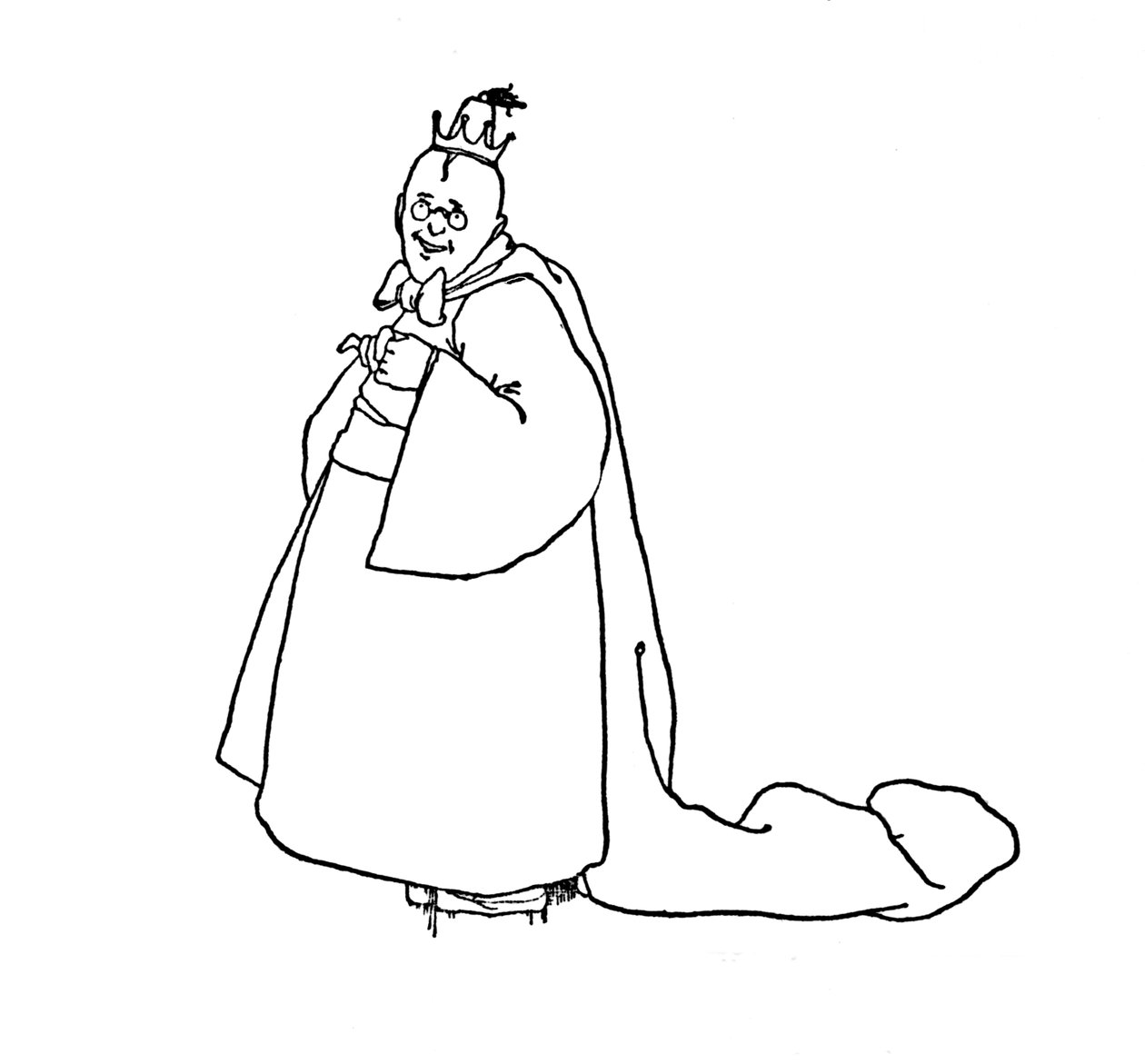 But Let It Make Us Laugh, Said the King, c1930 av William Heath Robinson