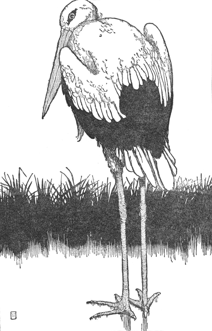 Far-Stork, c1930 av William Heath Robinson