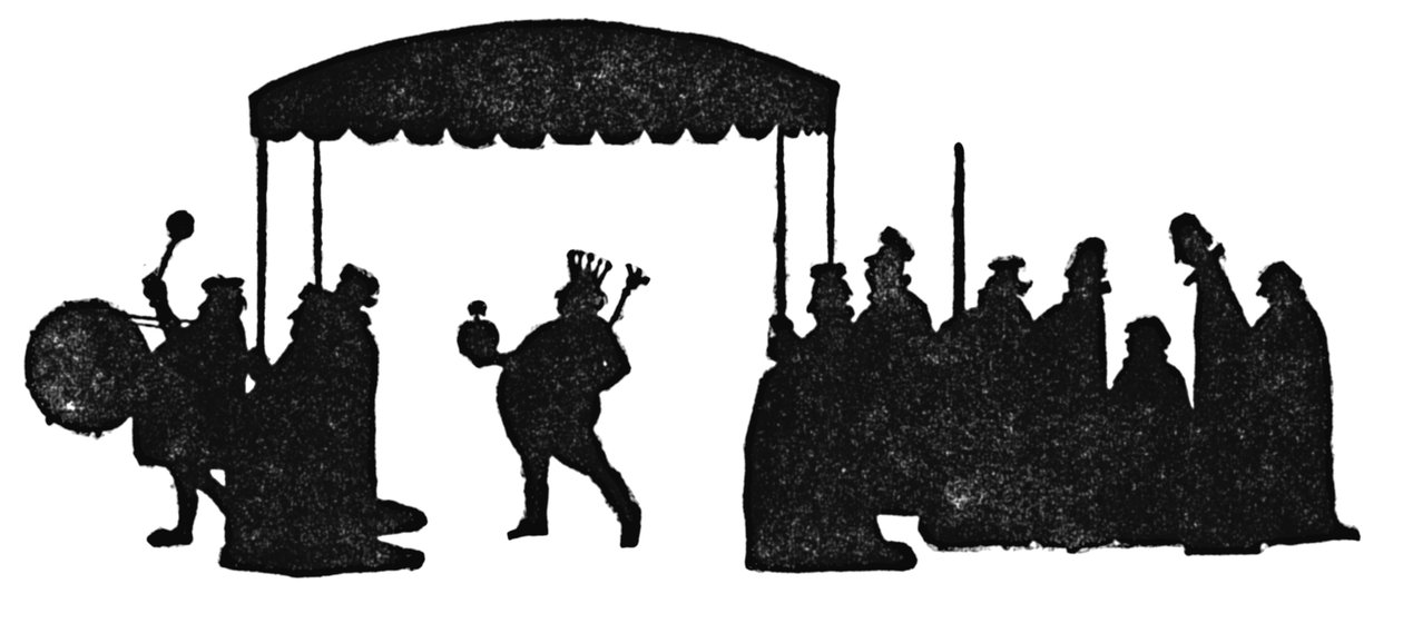Så nå gikk keiseren under sin høye baldakin, c1930 av William Heath Robinson