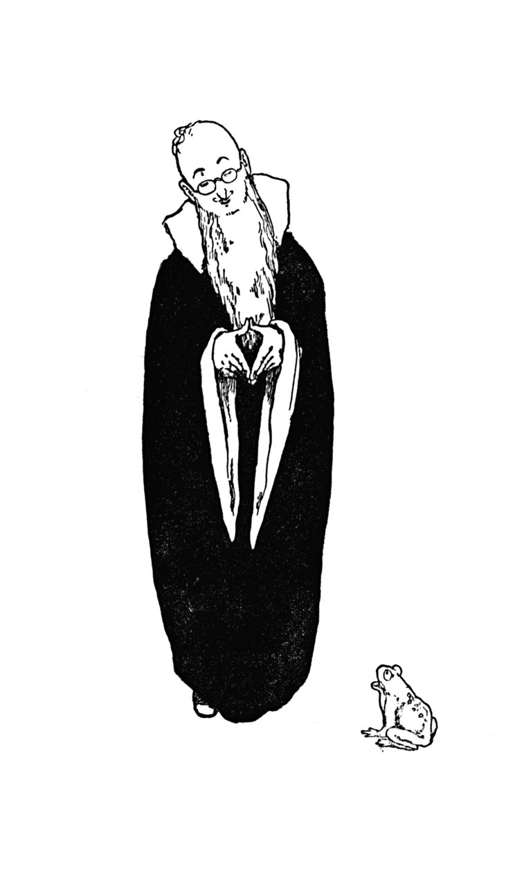 Den gamle rådmannen, c1930 av William Heath Robinson