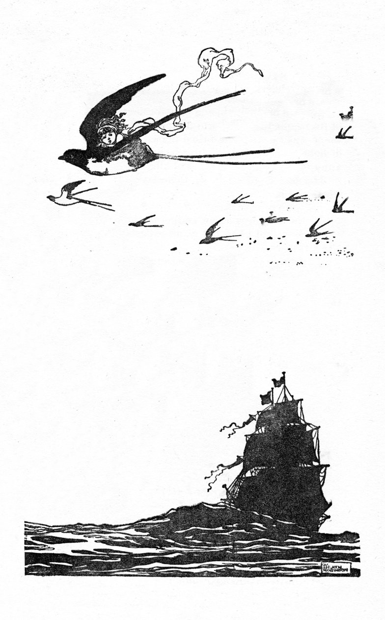 The Swallow Soared High Into The Air, c1930 av William Heath Robinson
