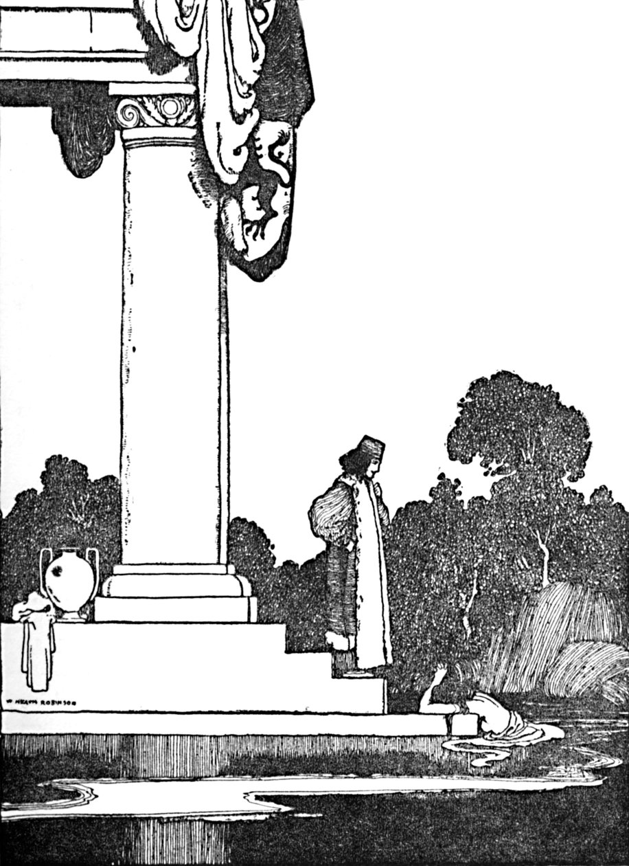 Da solen sto opp, våknet hun, c1930 av William Heath Robinson