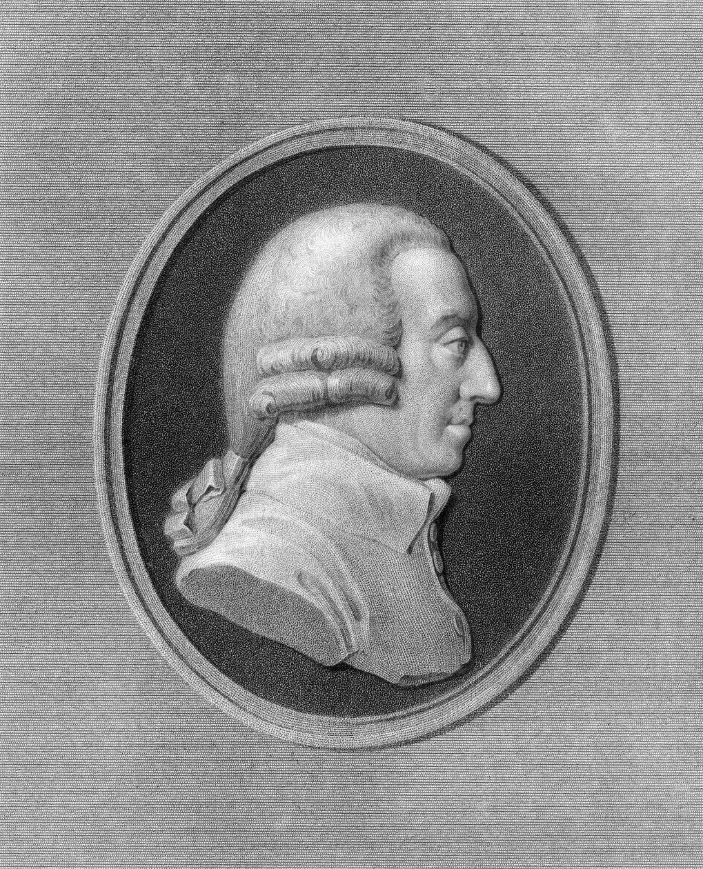 Adam Smith , skotsk filosof og økonom fra 1800-tallet, 1836. av W. Holl