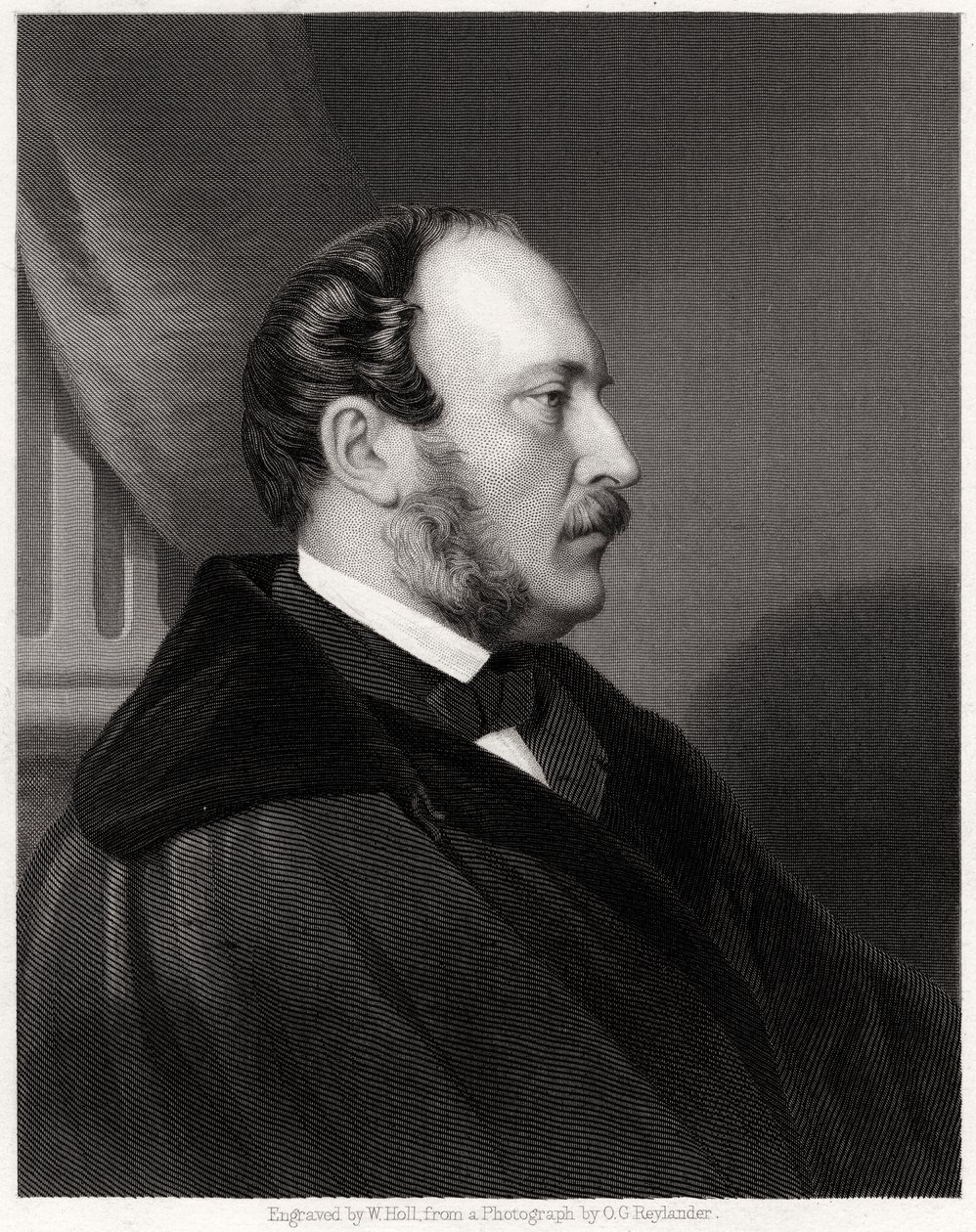HKH Prins Albert, 1800-tallet av W. Holl