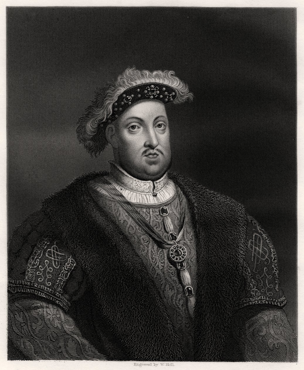 Henry VIII, konge av England og Irland, 1800-tallet av W. Holl