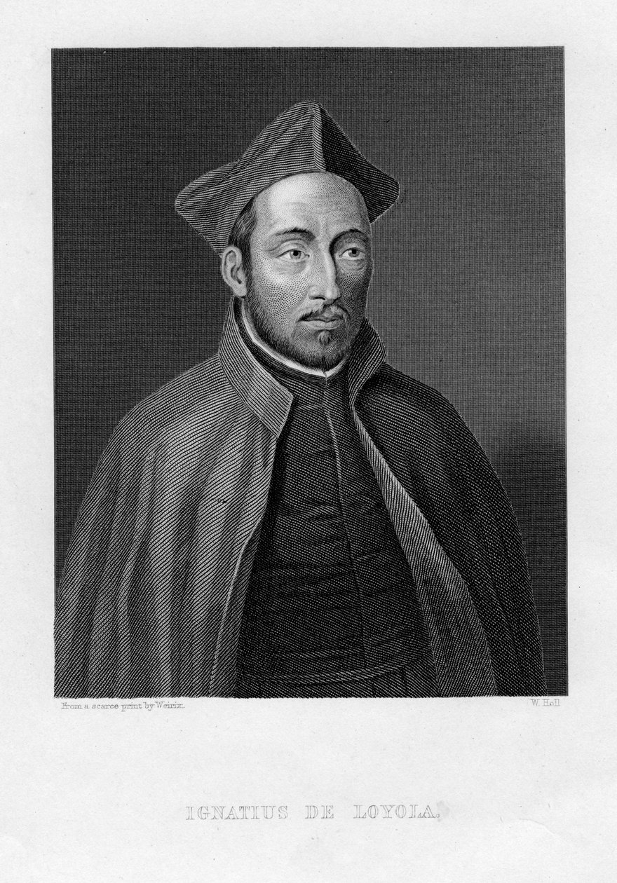 Ignatius av Loyola, generaloverordnet i Society of Jesus av W. Holl