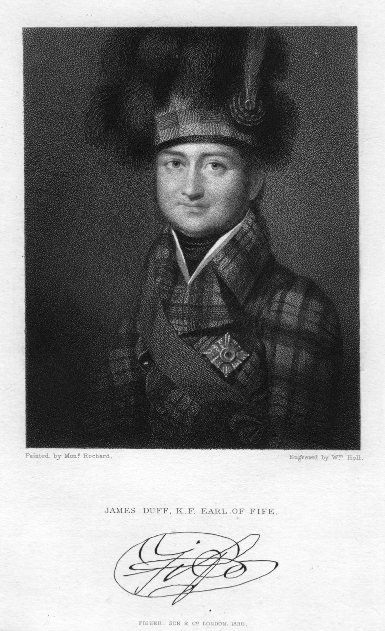 James Duff 1729-1809, 2. jarl av Fife, 1830. av W. Holl