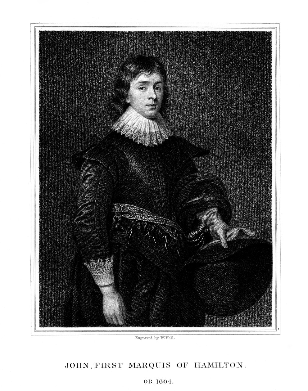 John Hamilton, 1. markis av Hamilton, 1825. av W. Holl