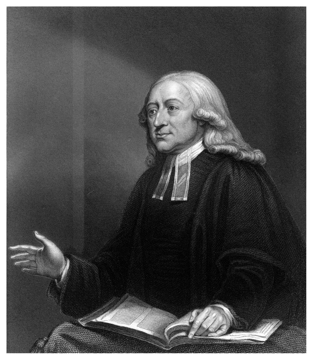 John Wesley , engelsk ikke-konformistisk predikant fra 1700-tallet. av W. Holl