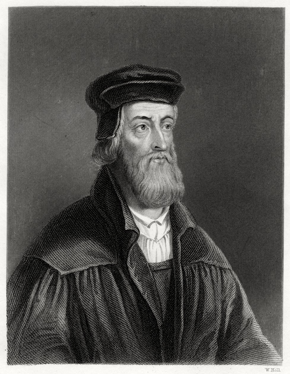 John Wycliffe, engelsk teolog, 1800-tallet av W. Holl