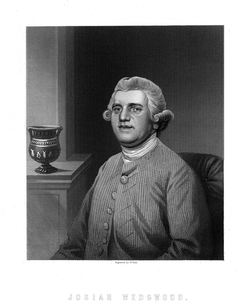 Josiah Wedgwood , engelsk industrimann og keramiker av W. Holl