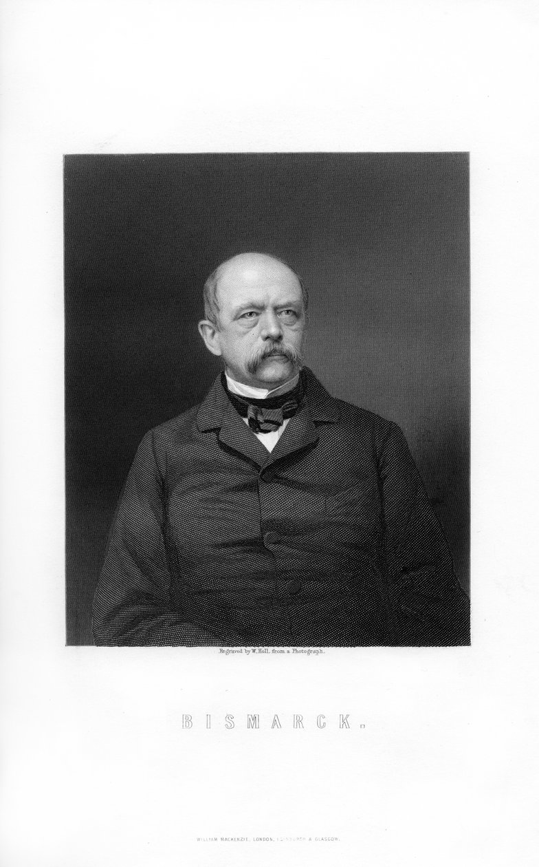 Otto von Bismarck, hertug av Lauenburg, tysk statsmann, 1893. av W. Holl