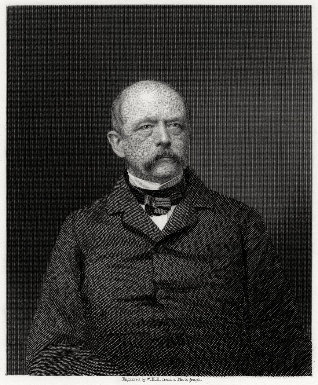 Otto von Bismarck, tysk statsmann, 1800-tallet av W. Holl