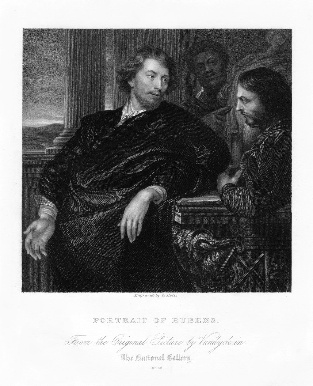 Peter Paul Rubens, flamsk kunstner, tidlig på 1600-tallet, 1800-tallet. av W. Holl