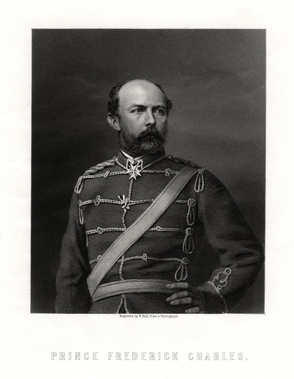 Prins Frederick Charles, 1800-tallet av W. Holl