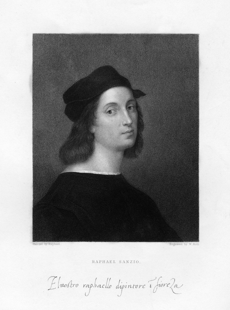 Raphael, florentinsk malermester, 1834. av W. Holl