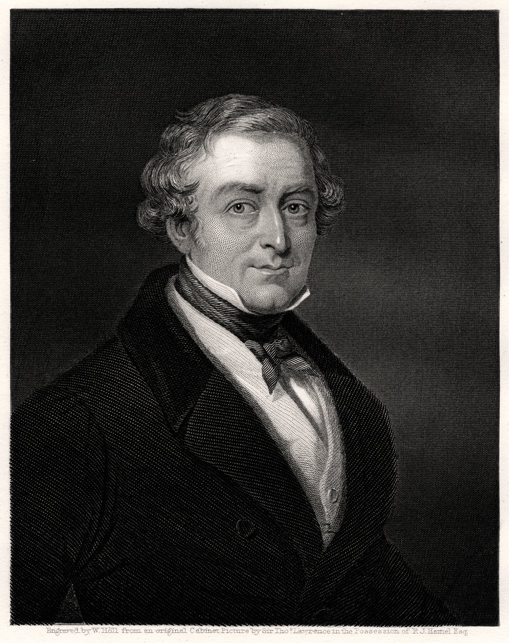Sir Robert Peel, britisk statsminister, 1800-tallet av W. Holl