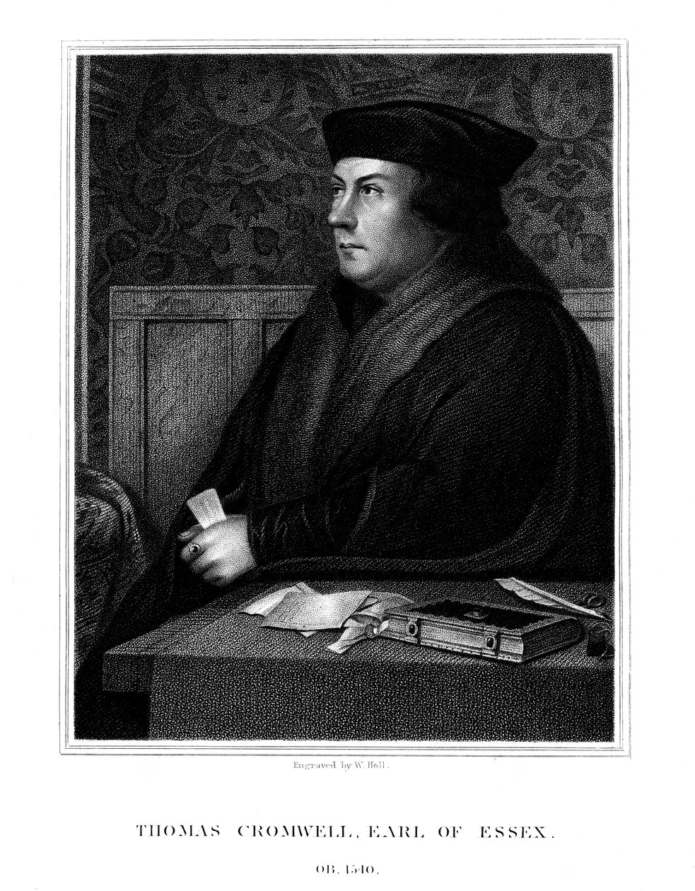 Thomas Cromwell, 1. jarl av Essex, engelsk statsmann, 1823. av W. Holl