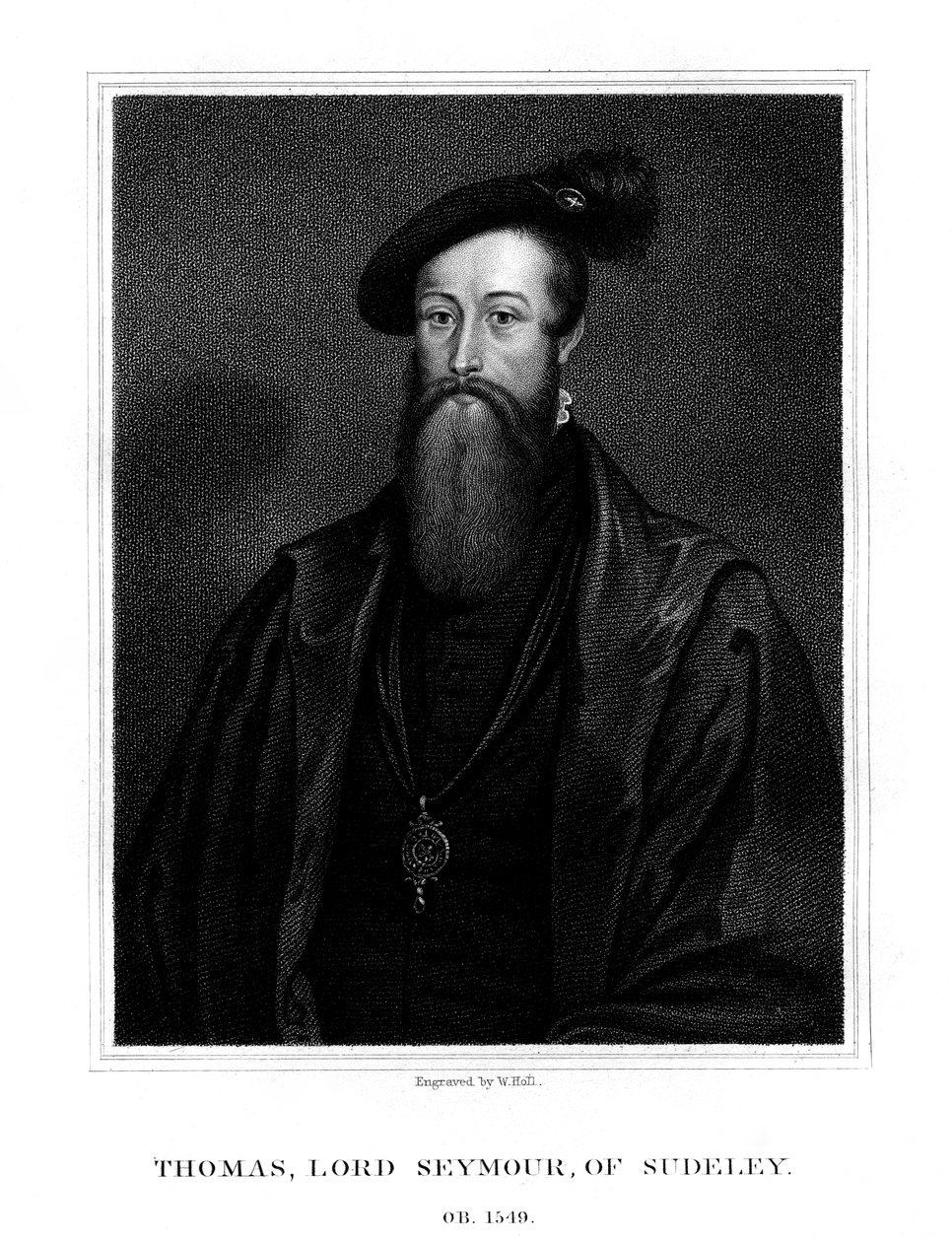 Thomas Seymour, Baron Seymour av Sudeley, yngre bror til Jane Seymour, 1825. av W. Holl