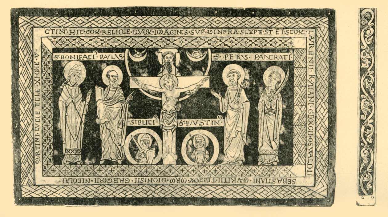 Hildesheim bærbare alter, c1160-1170, 1881. av W Jones
