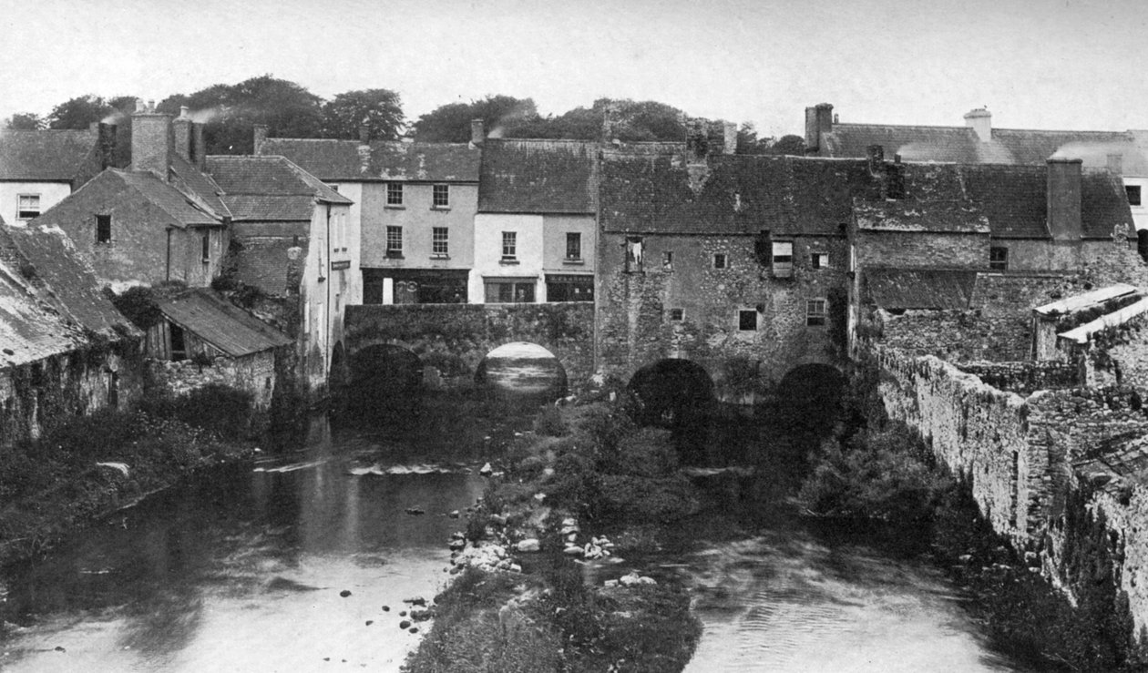 Gammel bro, Birr, Offaly, Irland, 1924-1926. av W. Lawrence