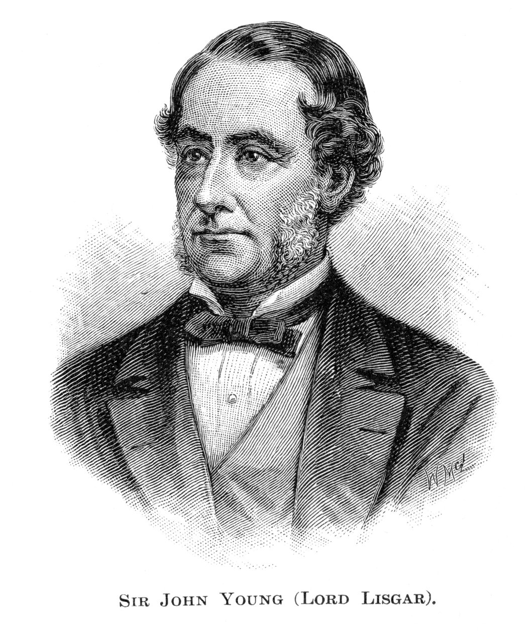 John Young, 1. baron Lisgar, guvernør i New South Wales, 1886. av W. Macleod