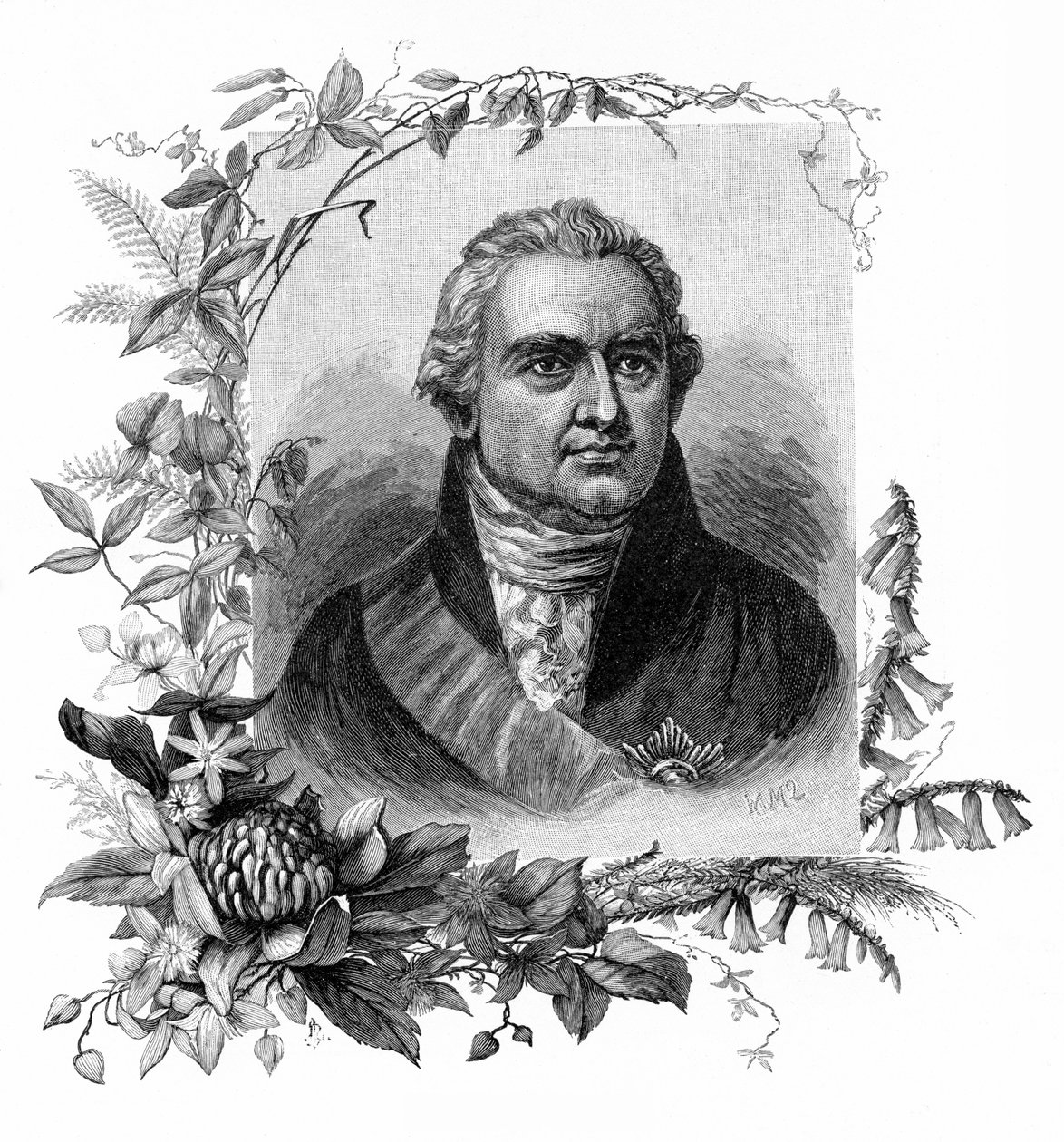 Sir Joseph Banks, engelsk naturforsker og botaniker, 1886. av W. Macleod