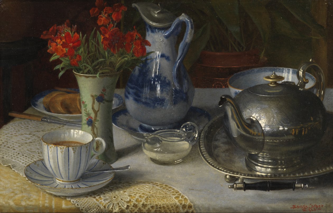 Tea Time, 1923 av W. Savage Cooper
