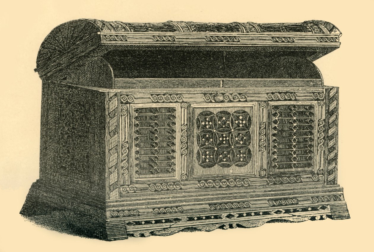 Utskåret åpen boks, 1500-c1860, 1881. av W Tucker