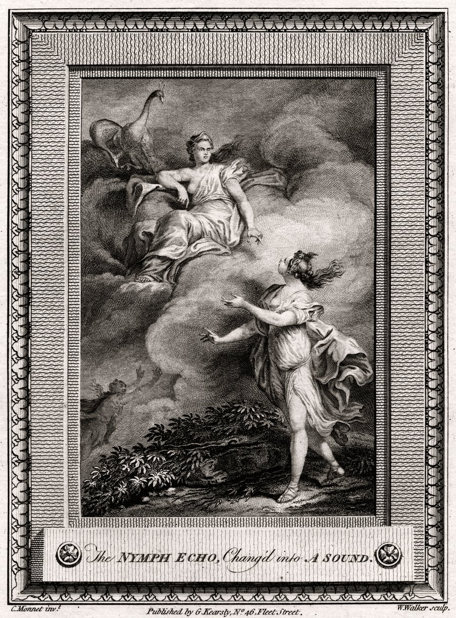 Nymfeekkoet, endret til en lyd, 1774 av W. Walker