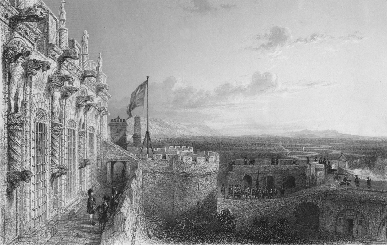 Stirling Castle, 1800-tallet. av W. Wallis
