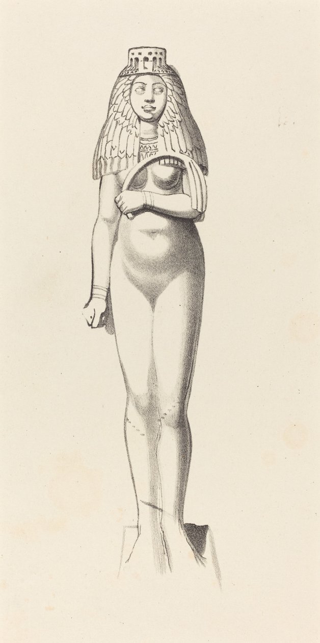 Figur av Bubaste eller Isis av W. Walton after John Flaxman