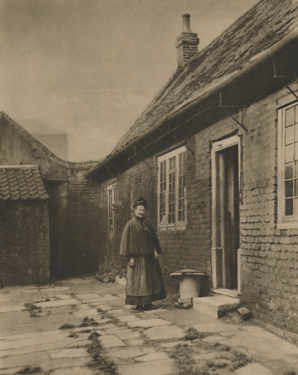 Poplar Almshouses grunnlagt i det syttende århundre, 1926, c1935. av W. Whiffin