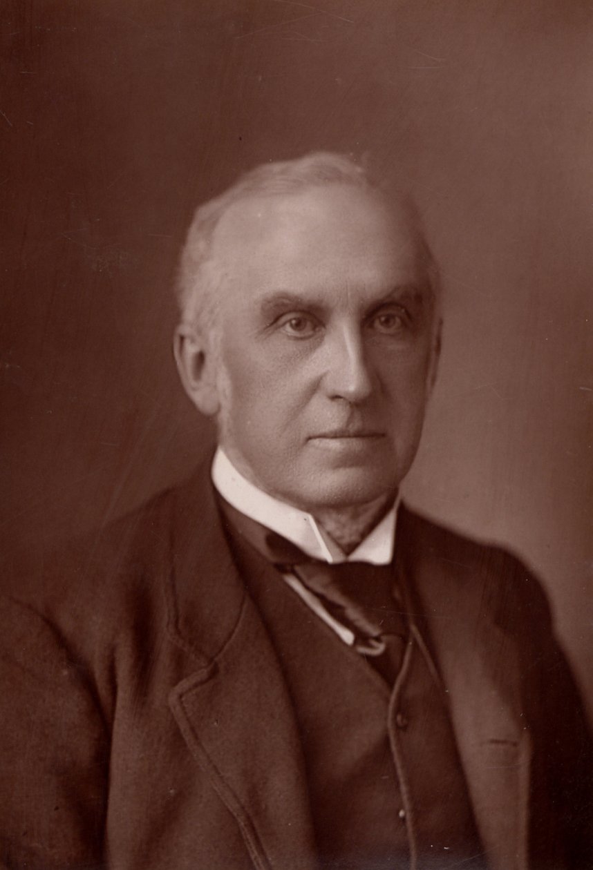 "" Charles Russell, første baron Russell av Killowen (1832-1900) engelsk advokat. Lord Chief Justice of England fra 1894 (woodburytype) av W. and D. (after) Downey
