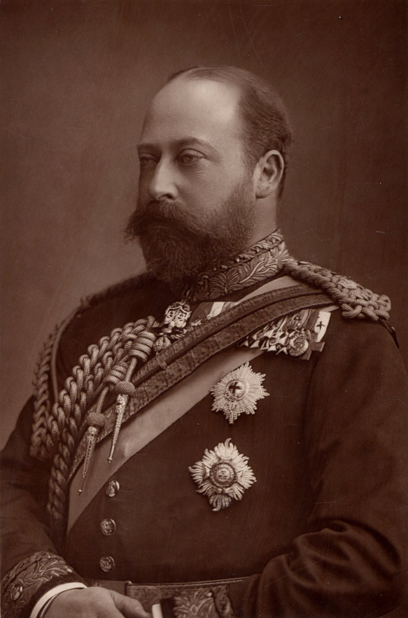 ""Edward VII (1841-1910) konge av Storbritannia fra 1901, mens han fortsatt var prins av Wales. (woodburytype) av W. and D. (after) Downey
