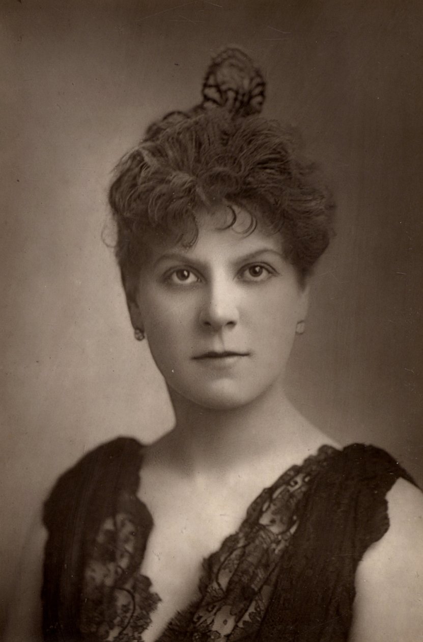 "" Jessie Millward (Mrs John Glendinning) engelsk skuespillerinne. Medlem av Henry Irvings teaterkompani. (woodburytype) av W. and D. (after) Downey