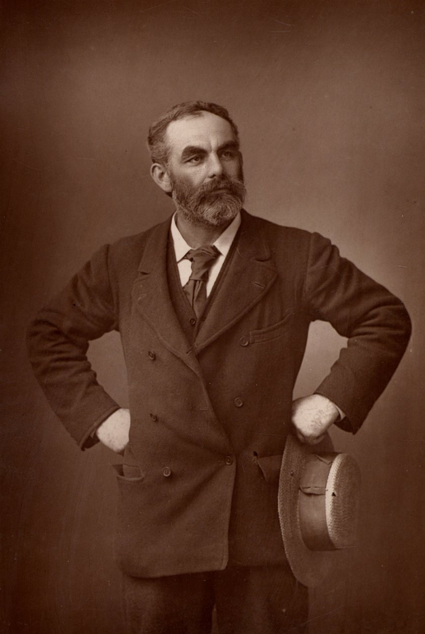 ""John Burns (1858-1943) engelsk Labour (sosialistisk) politiker. (woodburytype) av W. and D. (after) Downey